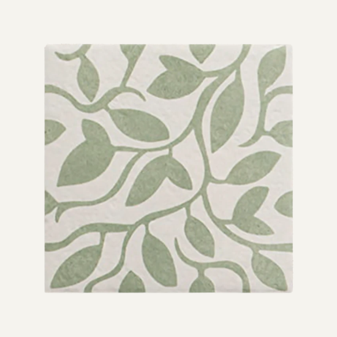 Tahoe Green Botanical 20x20cm