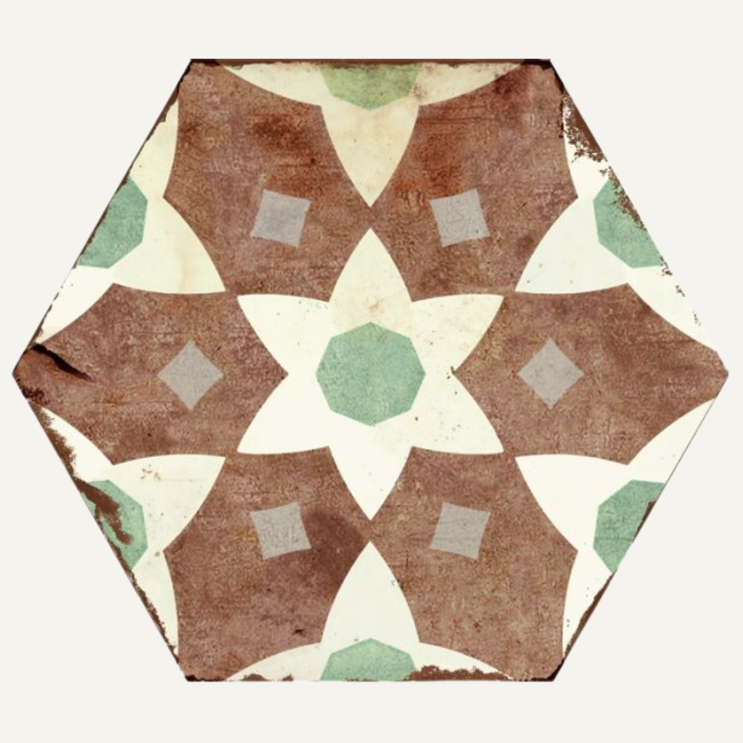 Terra Hexagon 21x25cm