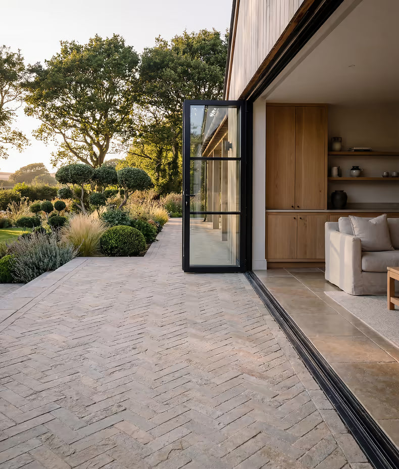 Trusloe Limestone Seasoned Parquet 7x30cm