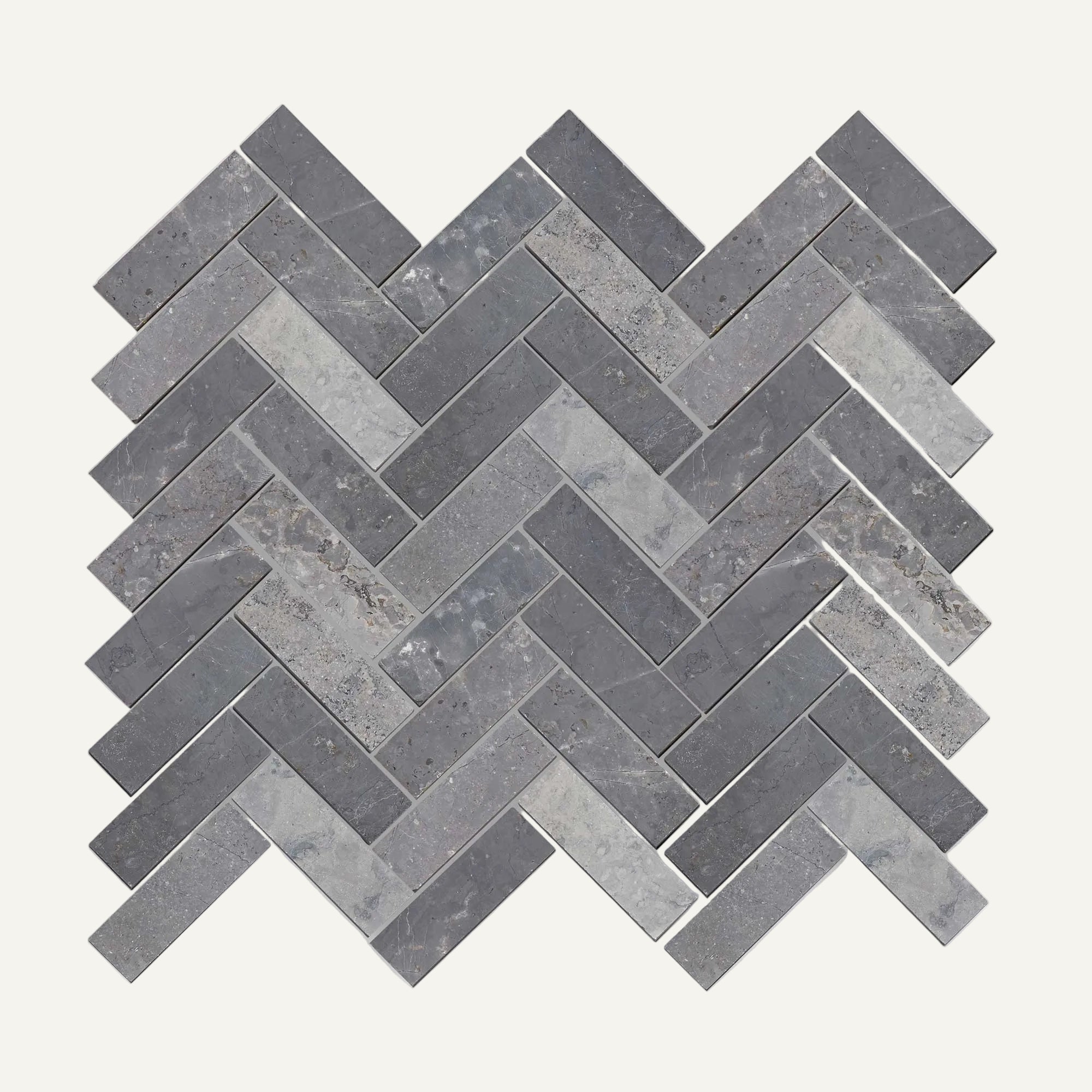 Hampton Bays Herringbone Marble Mosaic 33.2x33.5cm