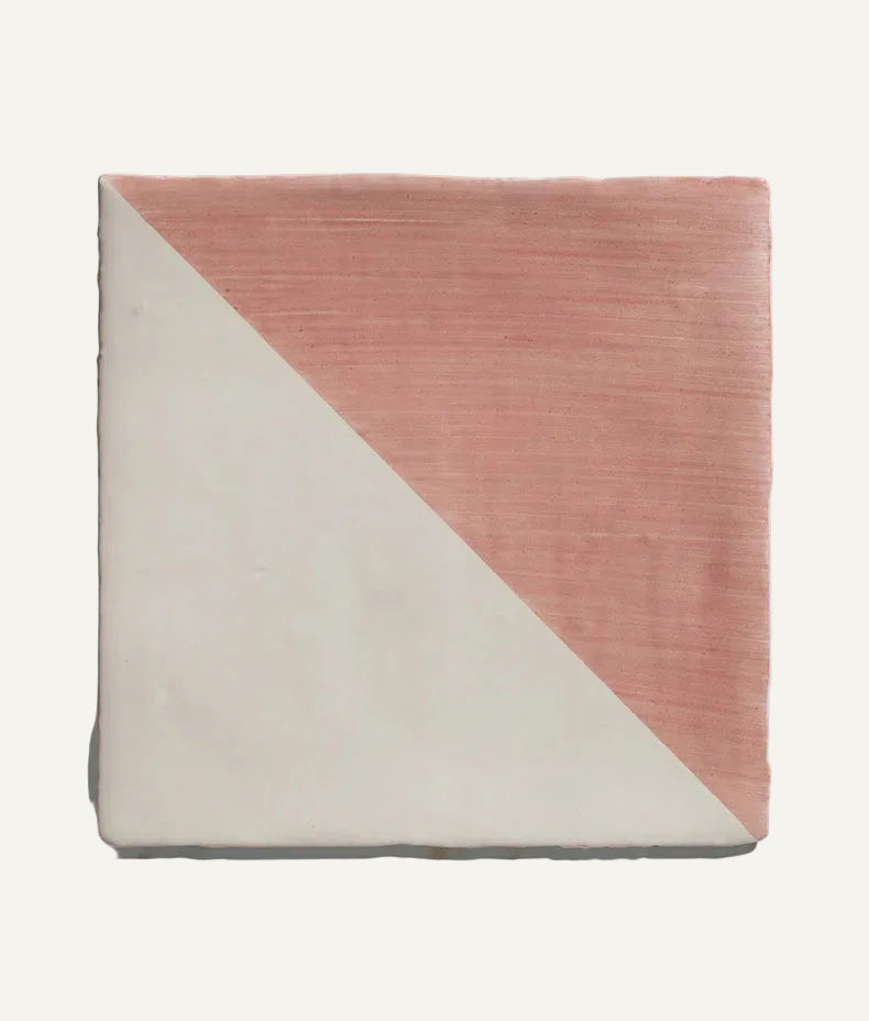 Studio Jamboree Hand-painted Coral Tri 13x13cm