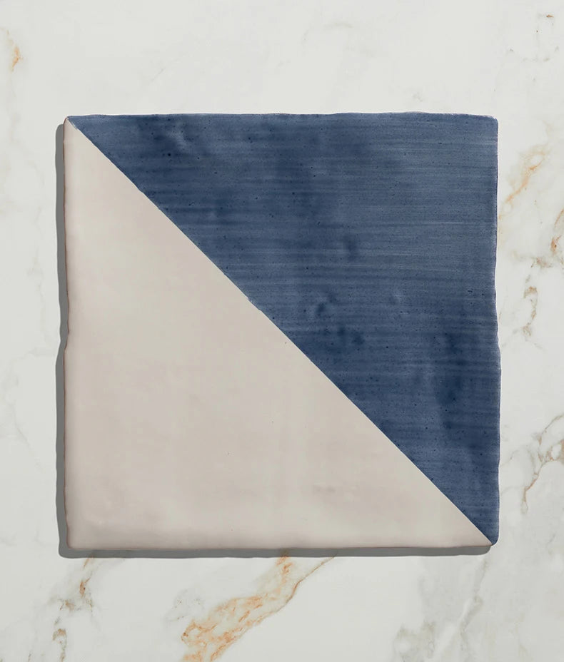 Studio Jamboree Hand-painted Denim Tri 13x13cm