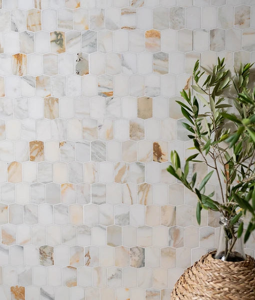 Palazzo Oro Picket Marble Mosaic 30.3x34cm