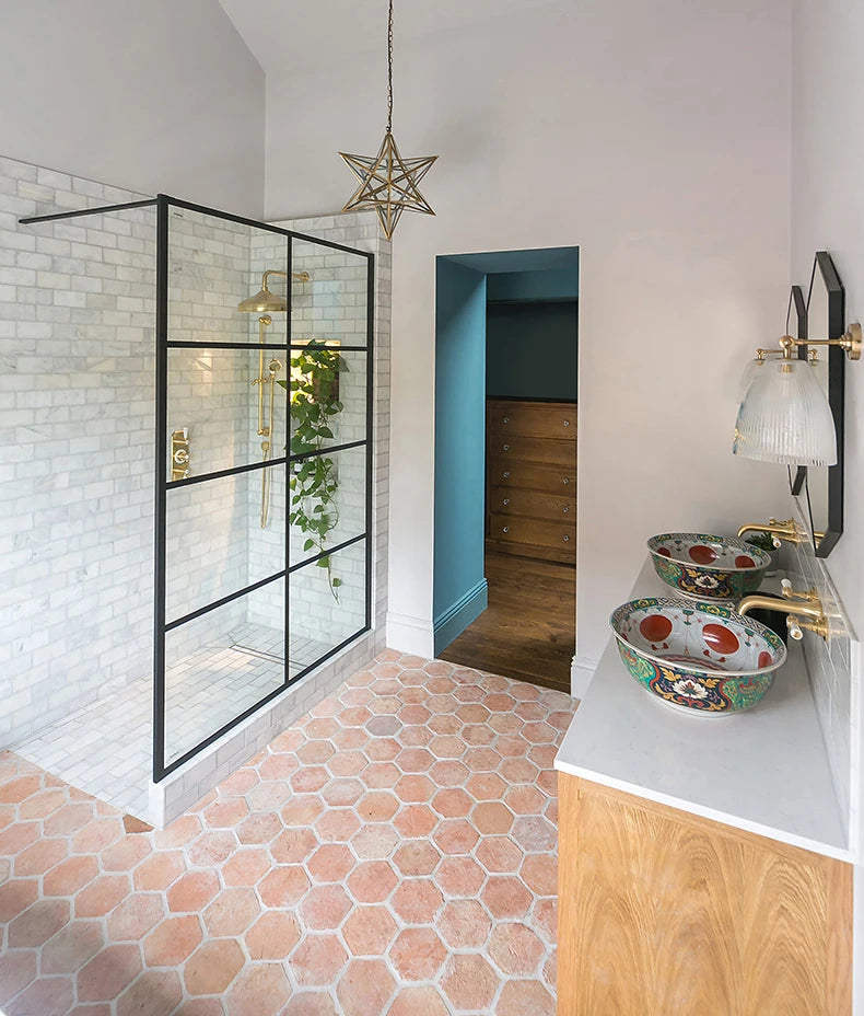 Marlborough Terracotta Hexagon 15x17cm