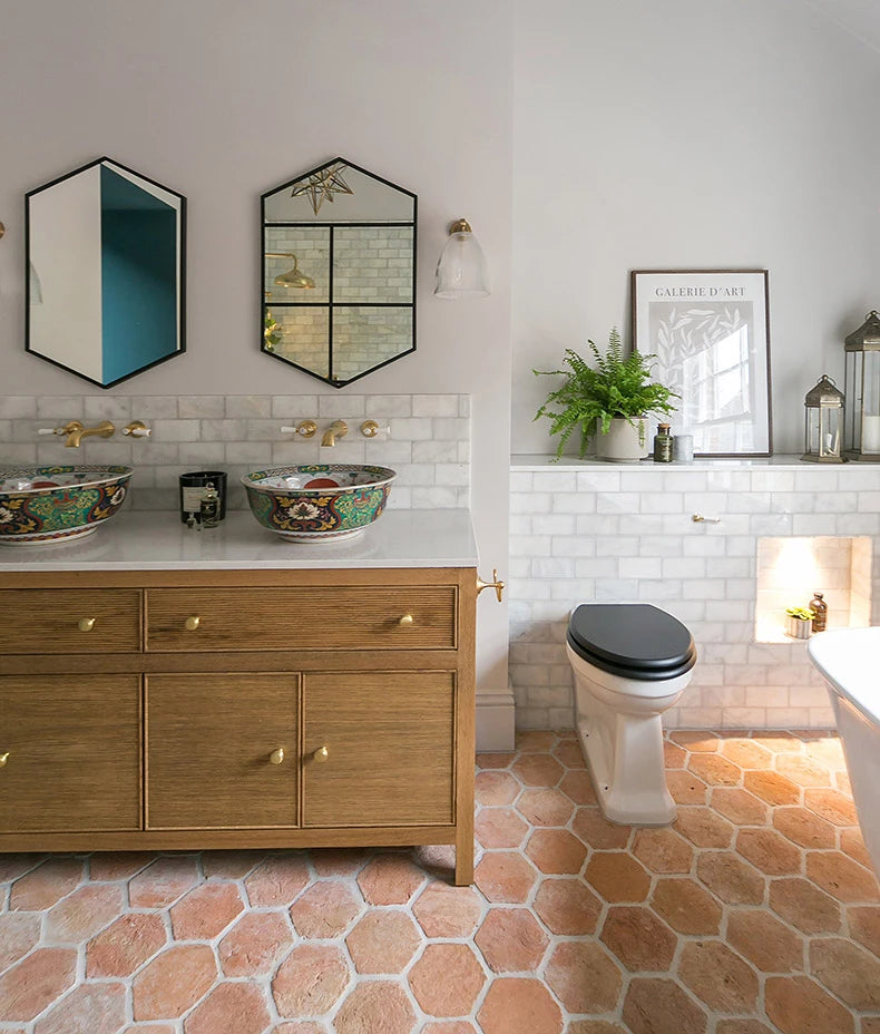 Marlborough Terracotta Hexagon 15x17cm