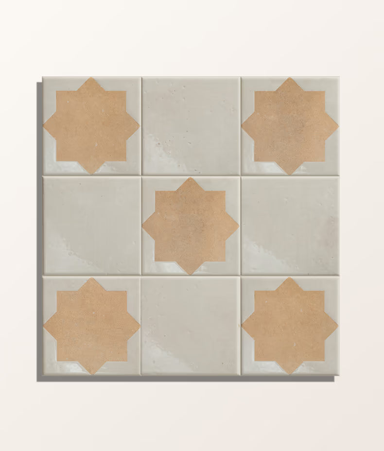 Menara White Gloss 15x15cm