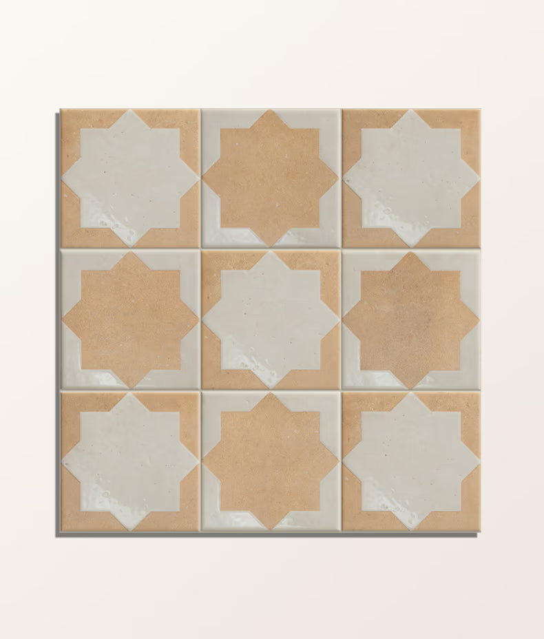Menara White Star 15x15cm