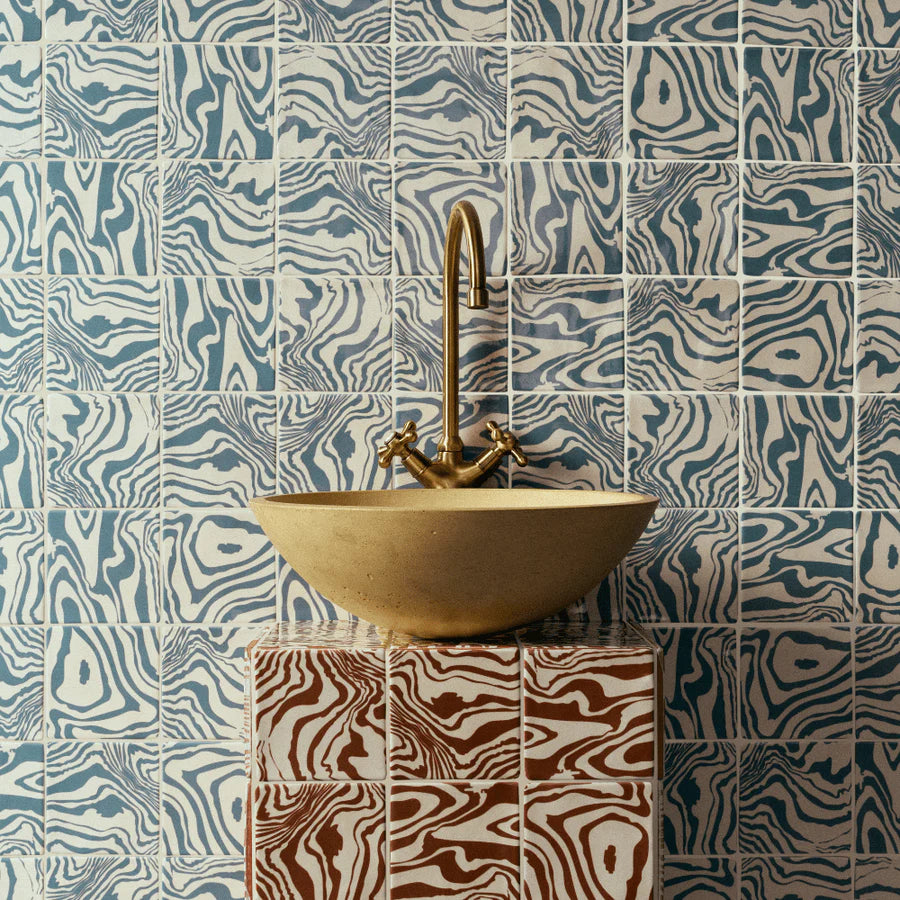 Henry Holland Studio Pour Brown Glazed 13x13cm