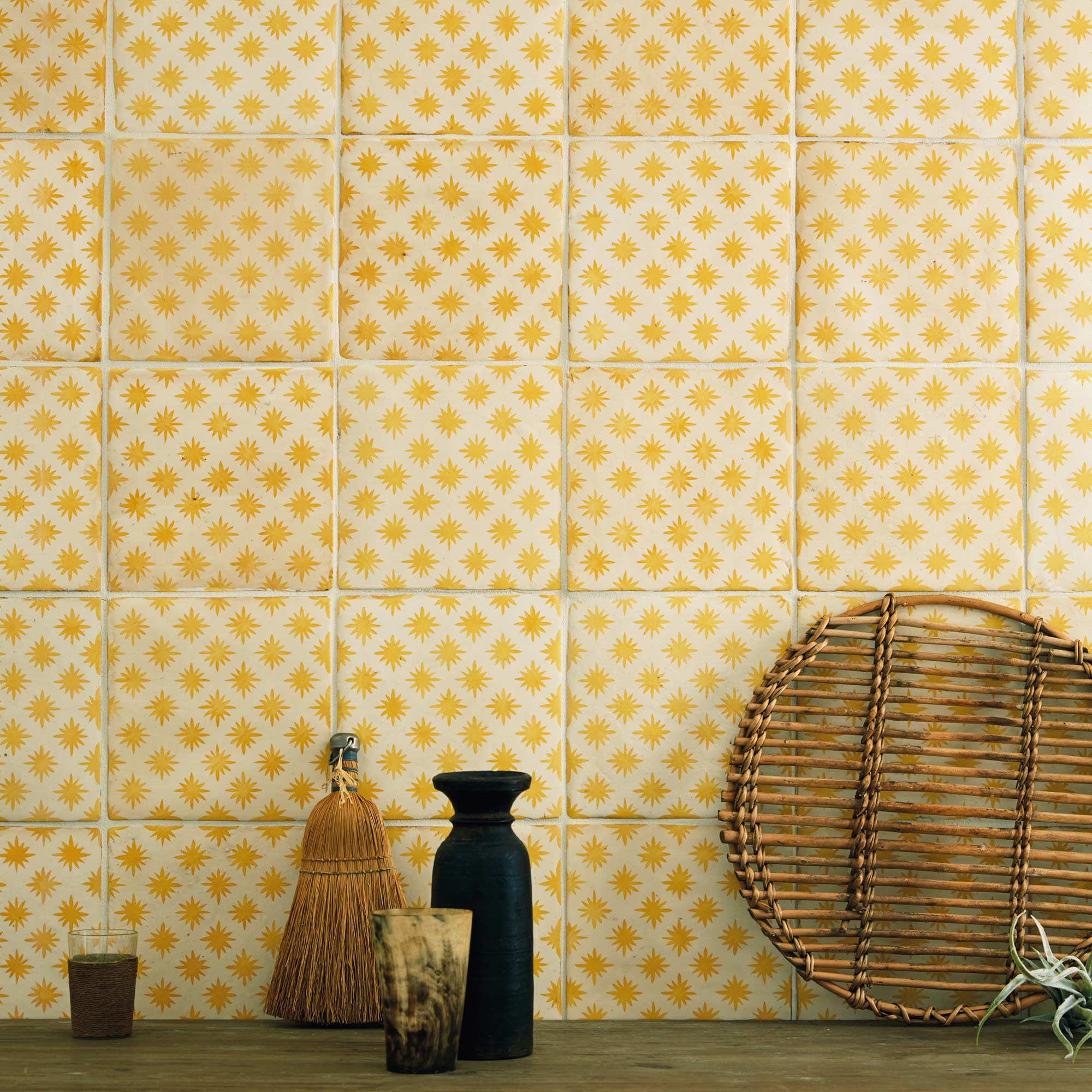 Neisha Crosland Atlas Buttercup Star Anise 19.4x19.4cm