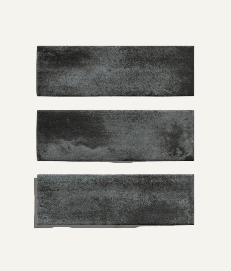 Petite Porcelain Matt Graphite 5x15cm