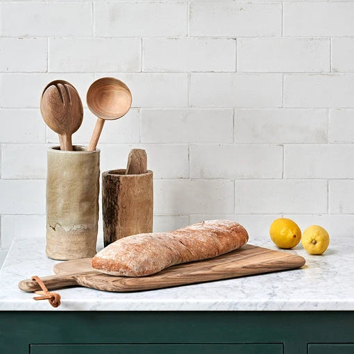 Pottery Porcelain Natural Cotton 7.5x20cm