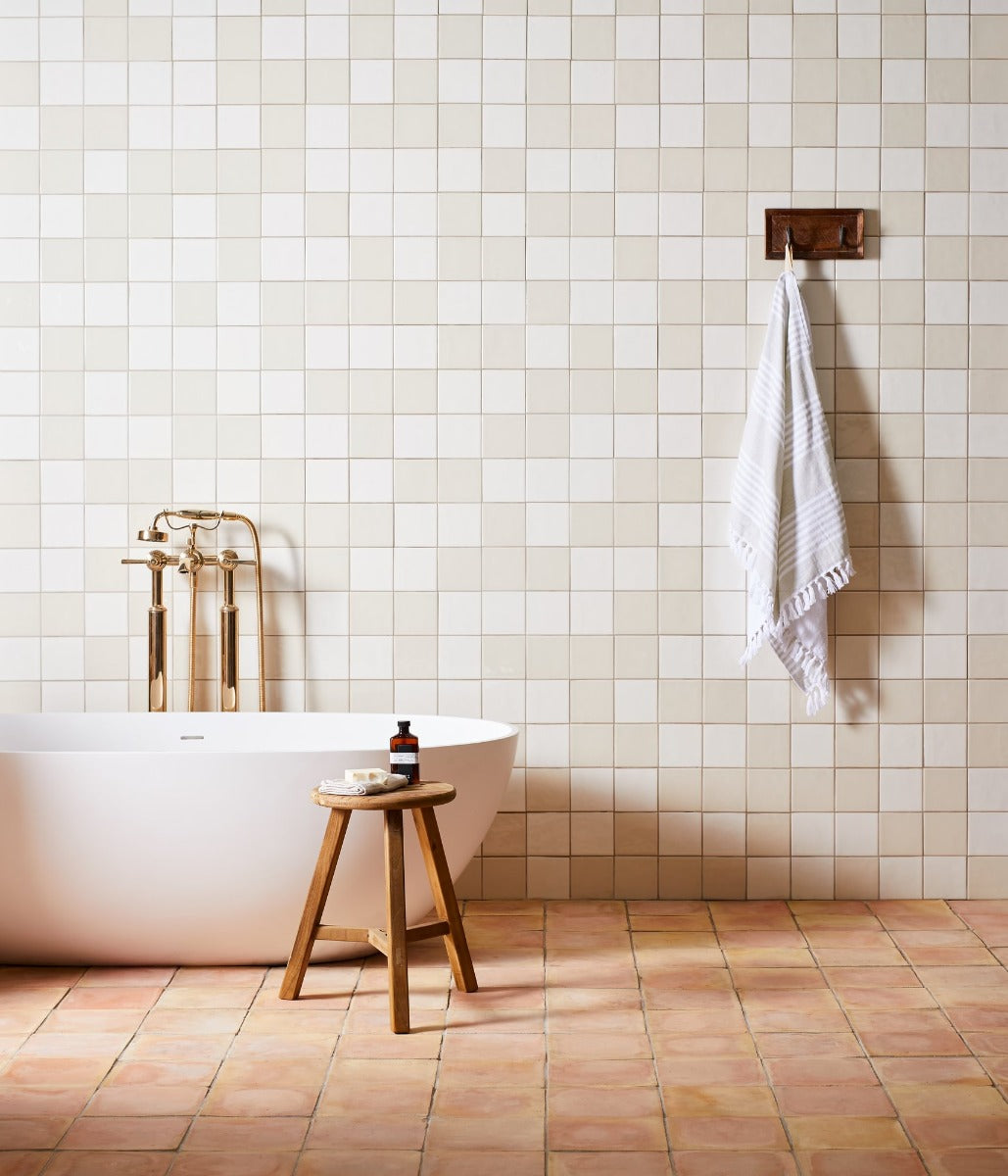 Handmade Classic Square Terracotta 30.5x30.5cm