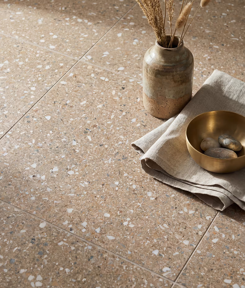 Rialto Taupe Porcelain Terrazzo 60x60cm