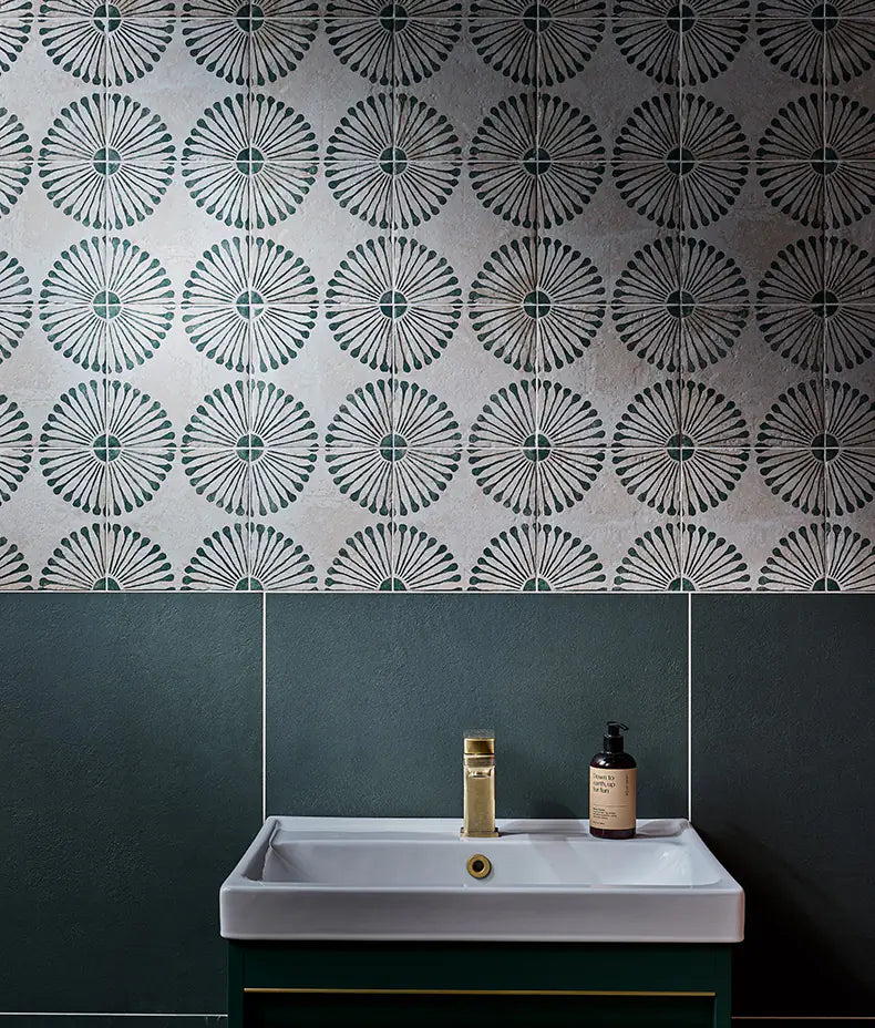 Stucco Textured Green 60x60cm