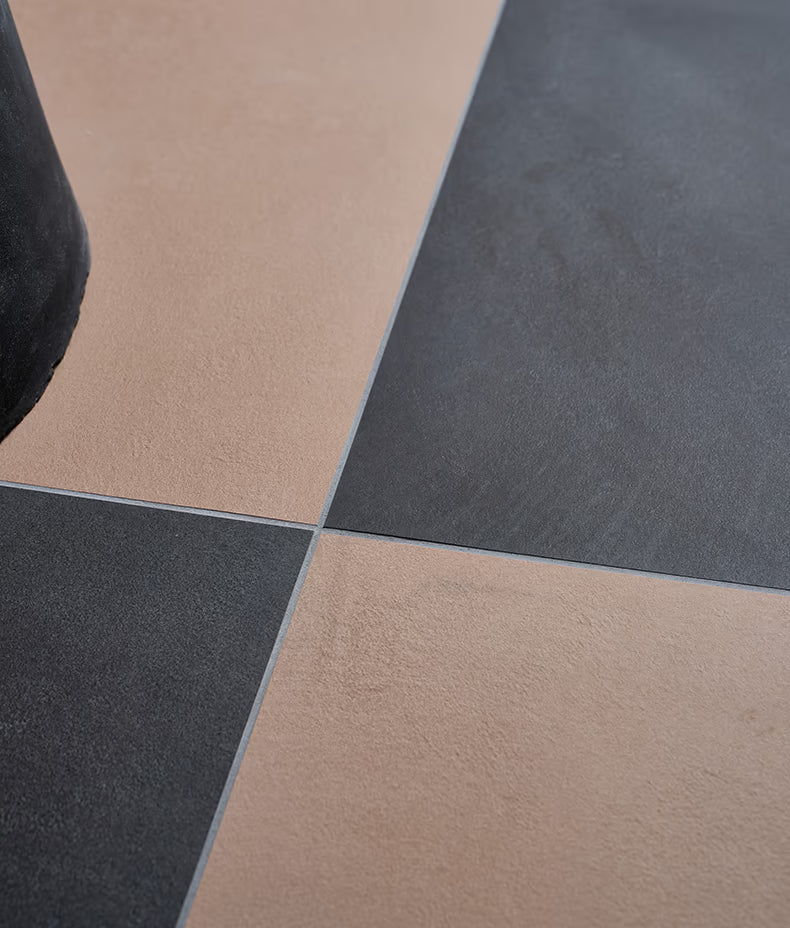 Stucco Textured Umber 60x60cm