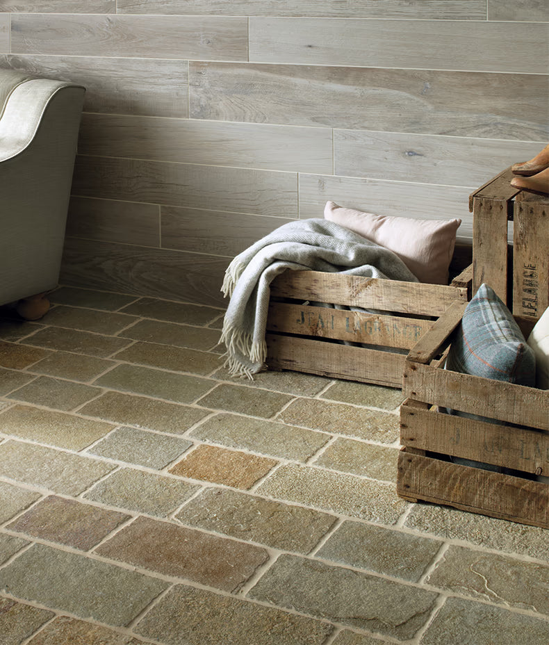 Trusloe Limestone Cobble Seasoned Finish 15xRandom