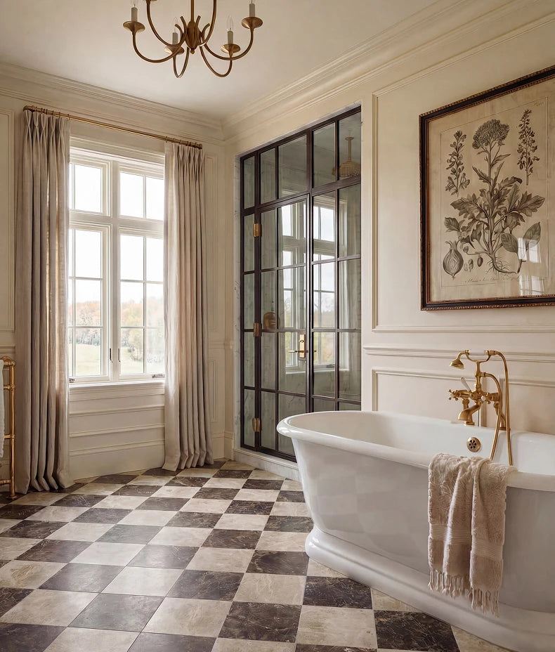 Versailles Honed Ecru Marble 45.7x45.7cm