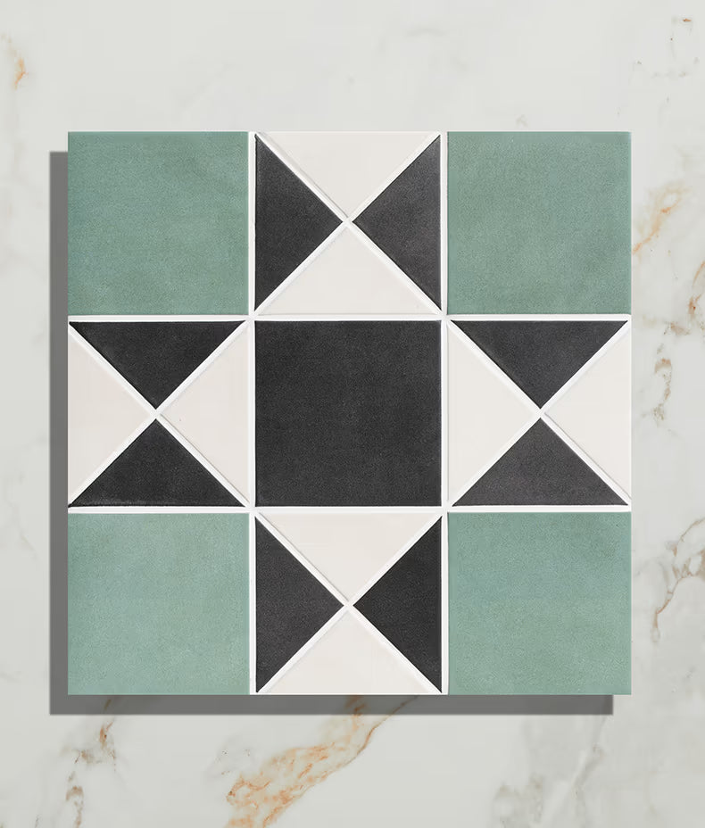 Victorian Style™ Finchley Forest Green 28x28cm