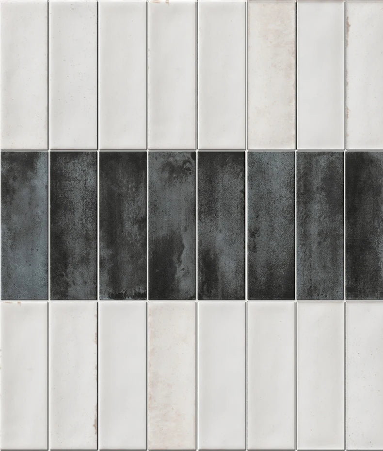 Petite Porcelain Matt Graphite 5x15cm